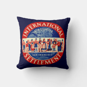1940 Internationaler Vergleich San Francisco Kissen