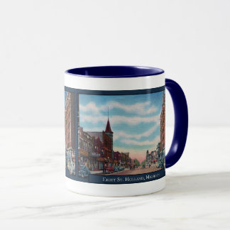 1940 Mug à café à deux tons Holland Michigan