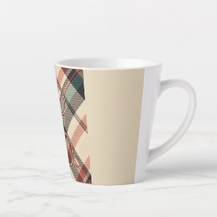 1940 Plaid Latte Mug