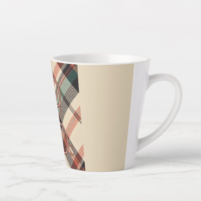 1940 Plaid Latte Mug (Droite)