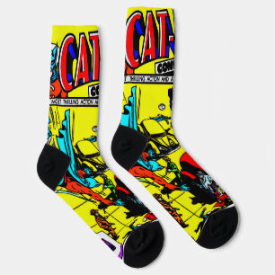 1940er CAT-MAN Comics Socken