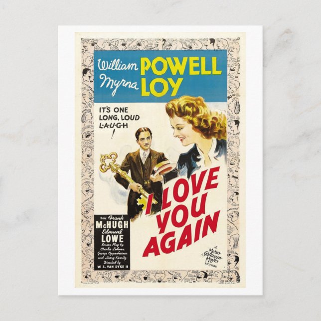 1940er Film I Liebe You Postkarte (Vorderseite)