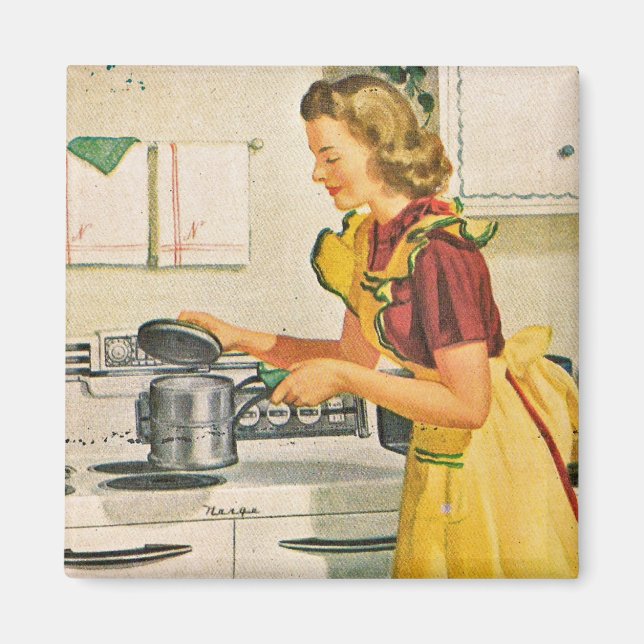 1940er Jahre Kochehausgetin Magnet (Vorne)