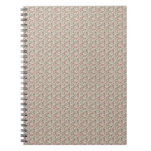 1940er Jahre Utility Floral Sprig Muster Notizblock