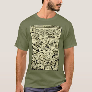 1940er SPEED Comics Action T-Shirt