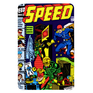 1940er SPEED Comics Magnet