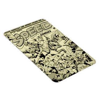 1940er SPEED Comics Magnet