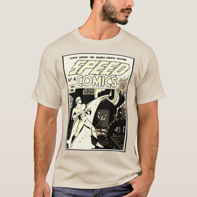 1940er SPEED Comics T-Shirt (Vorderseite)