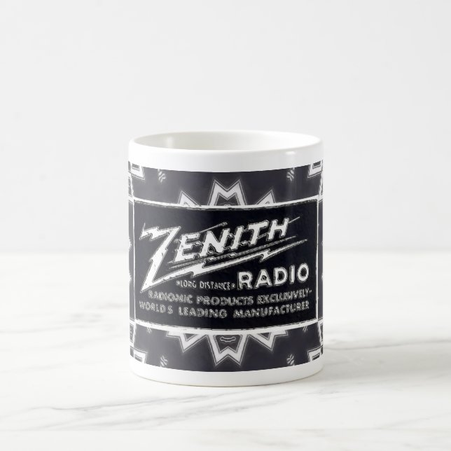 1940er ZENITH RADIO AD Kaffeepause Tasse (Mittel)