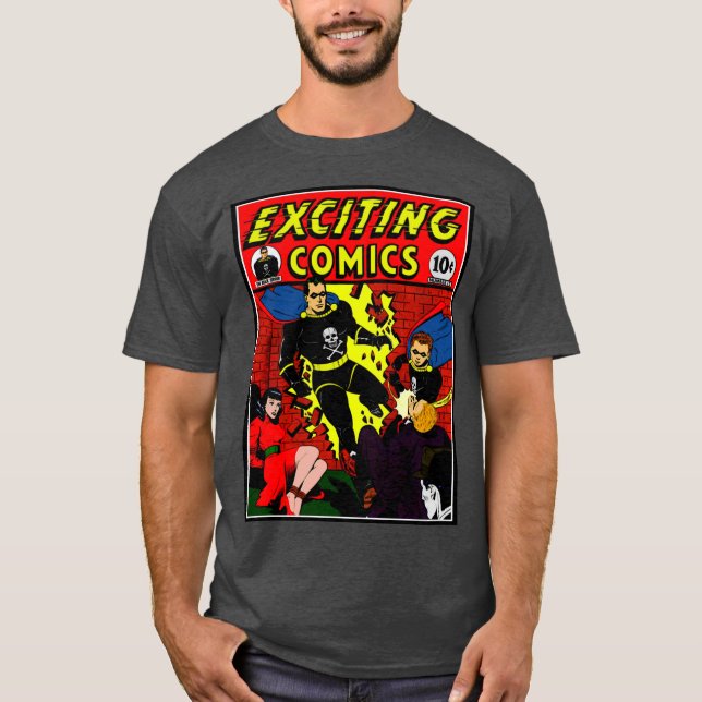 1940's Exciting Comics T-Shirt (Vorderseite)