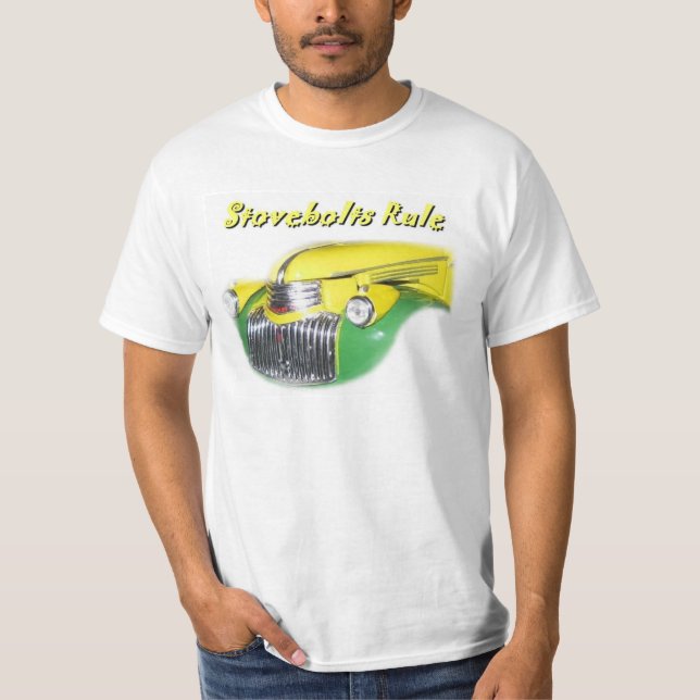 1941 1942 Chevrolet Truck T Shirt Stovebolts Regel (Vorderseite)