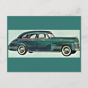 1941 Deluxe Torpedo 4-Haustüren Postkarte