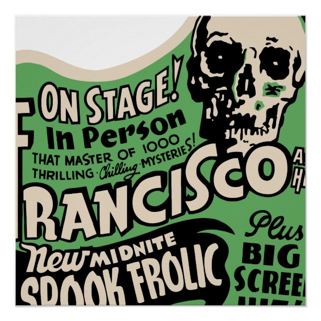 1941 Francisco Spook Frolic Poster (Vorderseite)