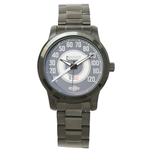 1941 Harley Davidson Montre à quartz en acier inox (devant)