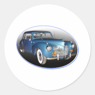 1941 LINCOLN CONTINENTAL #1 RUNDER AUFKLEBER