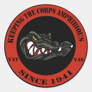 1941 rot runder aufkleber