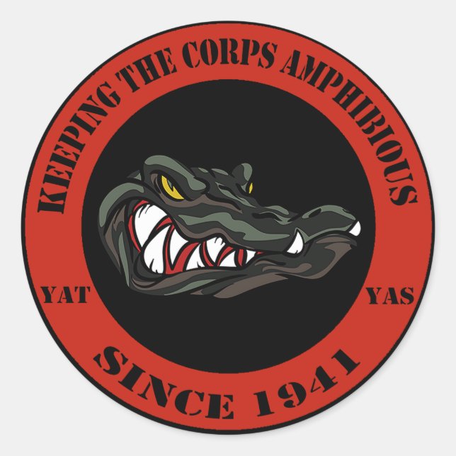 1941 rot runder aufkleber (Vorderseite)