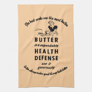 1941 Vintage Butter Werbung Geschirrtuch