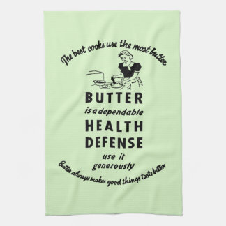1941 Vintage Butter Werbung Geschirrtuch