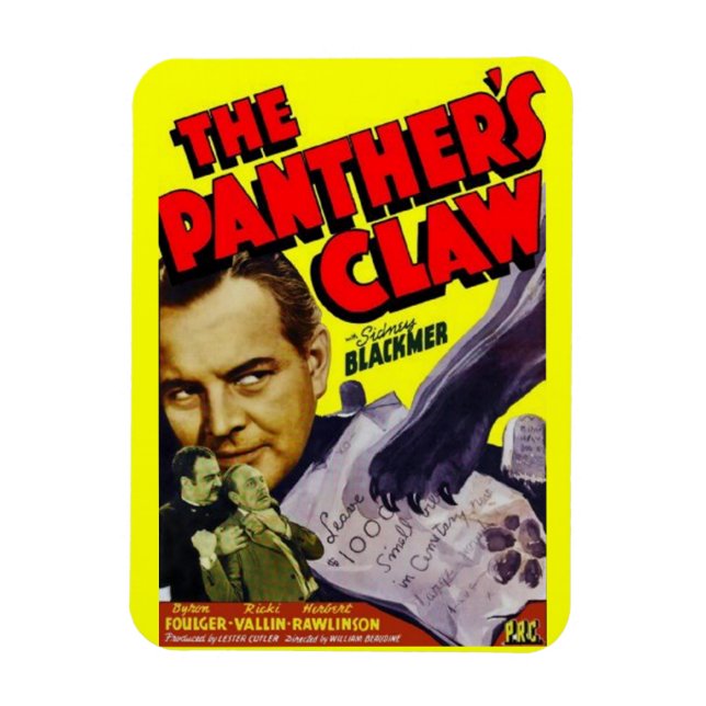 1942 Das Claw-Filmplakat des Panther Magnet (Vertikal)