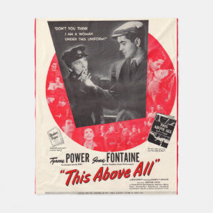 1942 Dieses Plakat über alles Fleecedecke