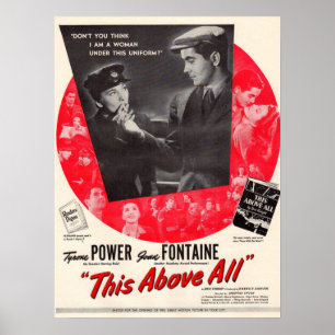 1942 Dieses vor allem alle Filmplakat Poster
