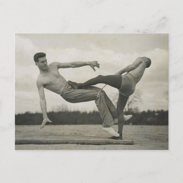 1942 Kampftraining Postkarte (Vorderseite)