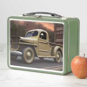 1942 Pickup Truck Metall-Lunchbox Metall Brotdose