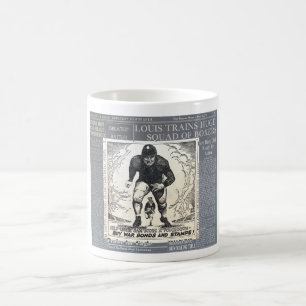 1943 PATRIOTISCHE ILLUSTRATION DES Zweiten Weltkri Kaffeetasse