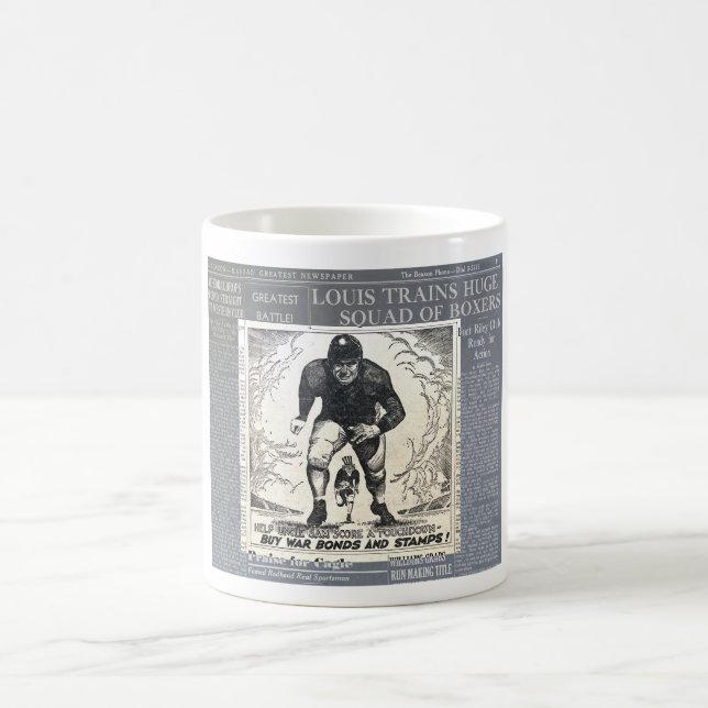 1943 PATRIOTISCHE ILLUSTRATION DES Zweiten Weltkri Kaffeetasse (Mittel)