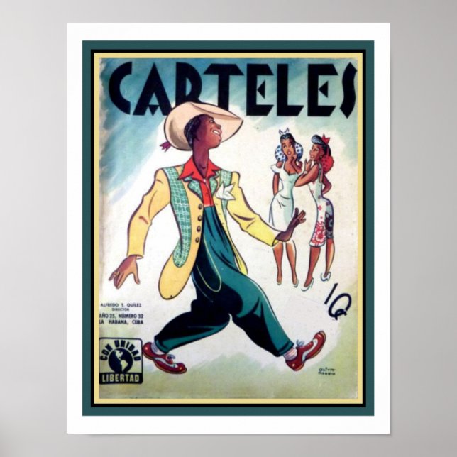 1944 Carteles Cool Cat Magazine Cover Poster (Vorne)