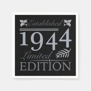 1944 Limited Edition 80 Jahre alt Serviette