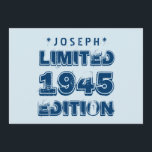 1945 oder Any Year Birthday Limited Edition 70th V Einladung<br><div class="desc">1945 oder Any Year Birthday Limited Edition 70th V3Z. Sie suchen ein einzigartiges Geburtstagsgeschenk? Hier ist ein lustiges individuelles Geburtstagsgeschenk.Und! -Text ist anpassbar, sodass Sie einen Namen ändern oder hinzufügen können, ein Gefühl hinzufügen oder ein Jahr ändern können. Es liegt an Ihnen - Sie können ein einzigartiges einmaliges Geschenk haben,...</div>