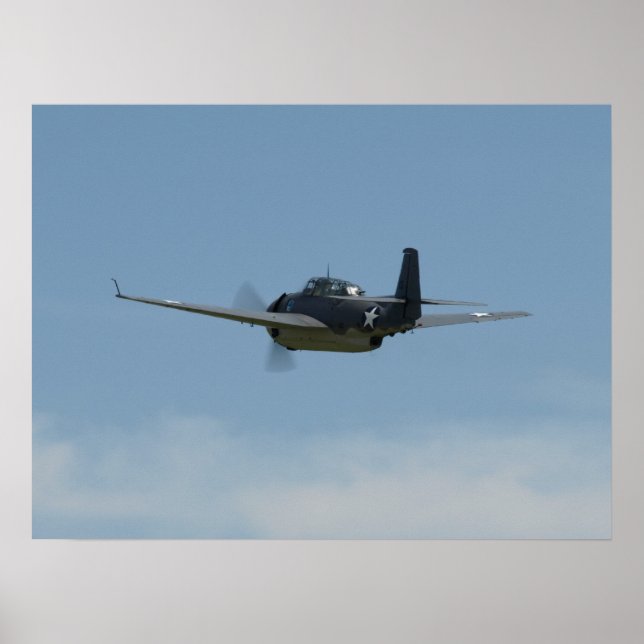 1945 TBM-3E "Avenger". Poster (Vorne)