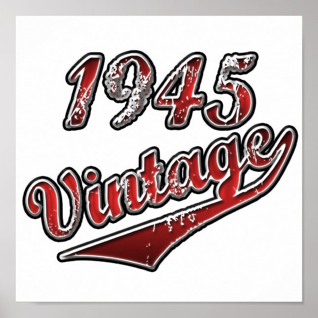 1945 Vintag Poster (Vorne)