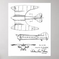 1946 Fluggastflugzeug-Patentkunst Zeichnend Druck