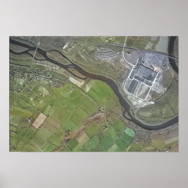 1946 Luftaufnahme Kenilworth PA Poster (Vorne)