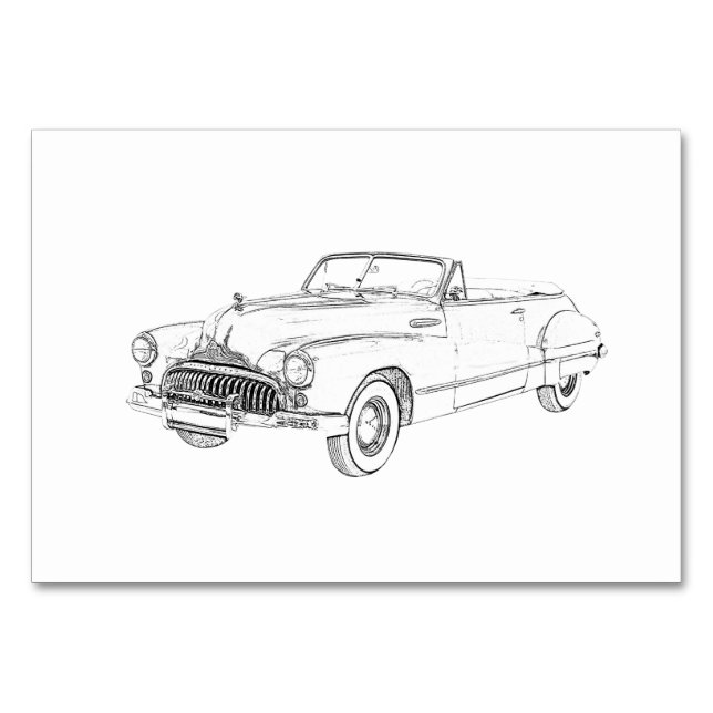 1947 Buick Roadmaster Tischnummer (Vorderseite)