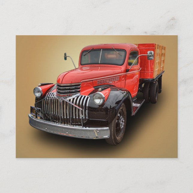 1947 CHEVROLET POSTKARTE (Vorderseite)
