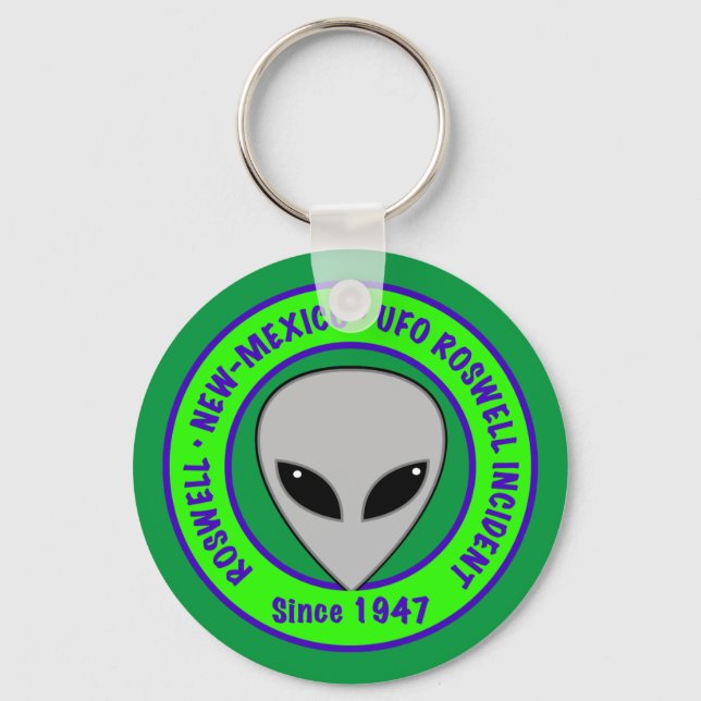 1947 Vorfall des Roswell UFO Schlüsselanhänger (Vorderseite)