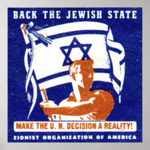 1947 Zionistisches Poster