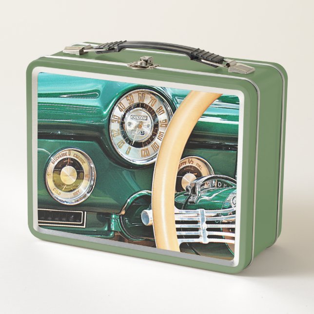 1948 Classic Car Dashboard Metall Brotdose (Vorderseite)