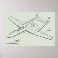 1948 Druckluftpatent Kunst Zeichnung Drucken
