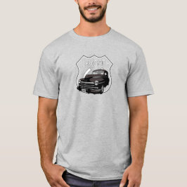 1948 Plymouth Chrysler.
Mopar.
Schwarzer Hotrod. T-Shirt