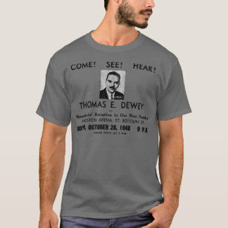 1948 republikanischer Thomas Dewey für Präsident T-Shirt