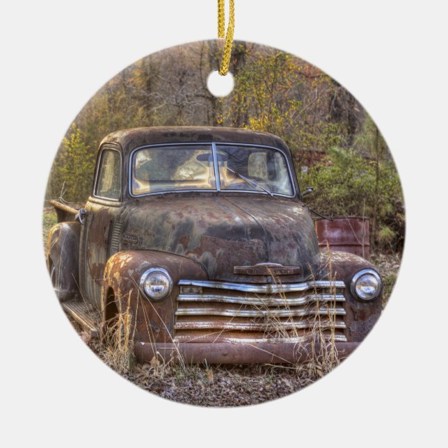1949 Chevy-Gartenornament Keramikornament (Vorne)