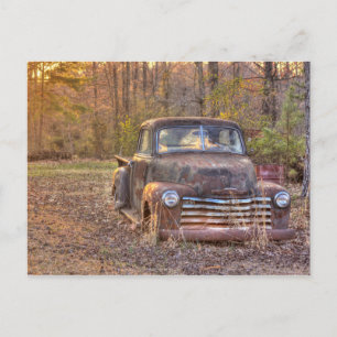 1949 Chevy-Gartenornament Postkarte
