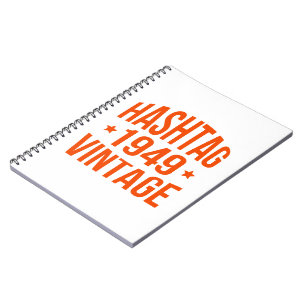 1949 Hashtag Vintag Notizblock