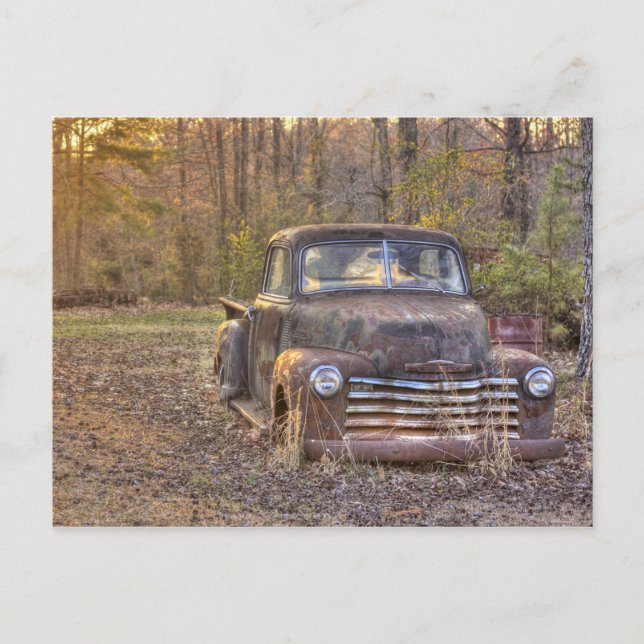 1949 Zierrasen Postkarte (Vorderseite)