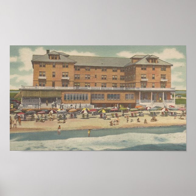 1950 Boardwalk at 14th Street, Ocean City, MD Poster (Vorne)